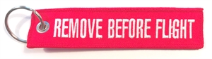 Keyring "Remove before flight"